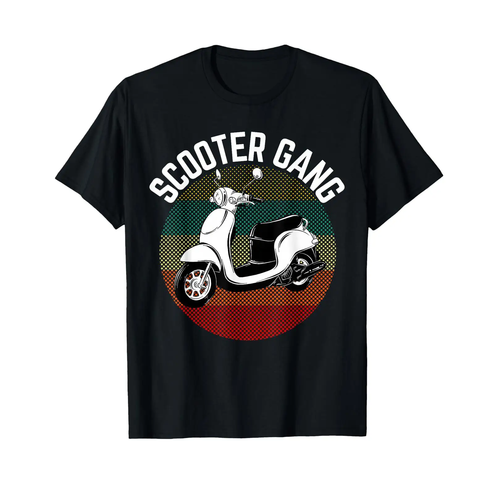 Motorcycle Gear Wash - Футболка Scooter Gang в стиле ретро-винтаж
