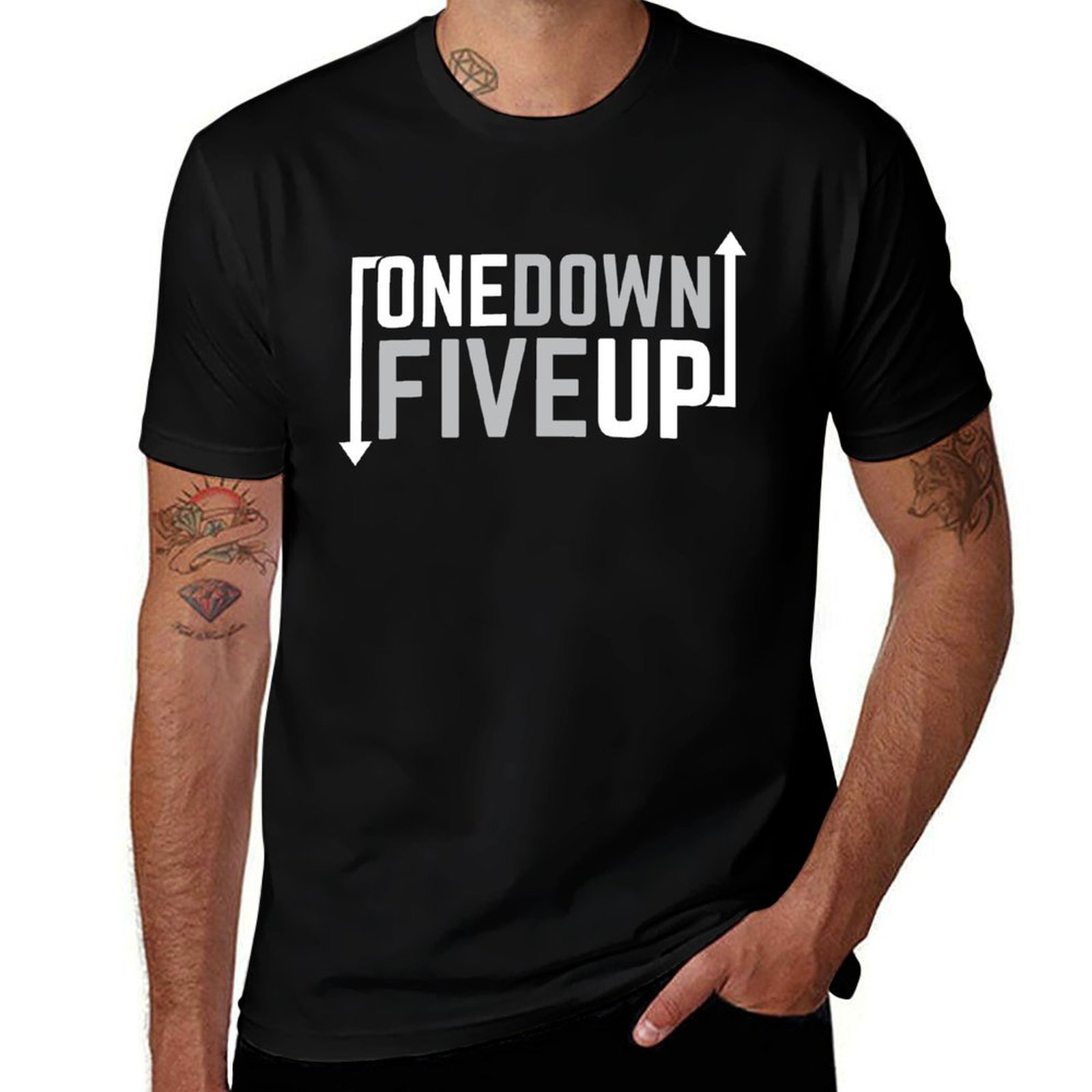 Motorcycle Gear Up Down - Футболка с принтом Motorcycle One Down