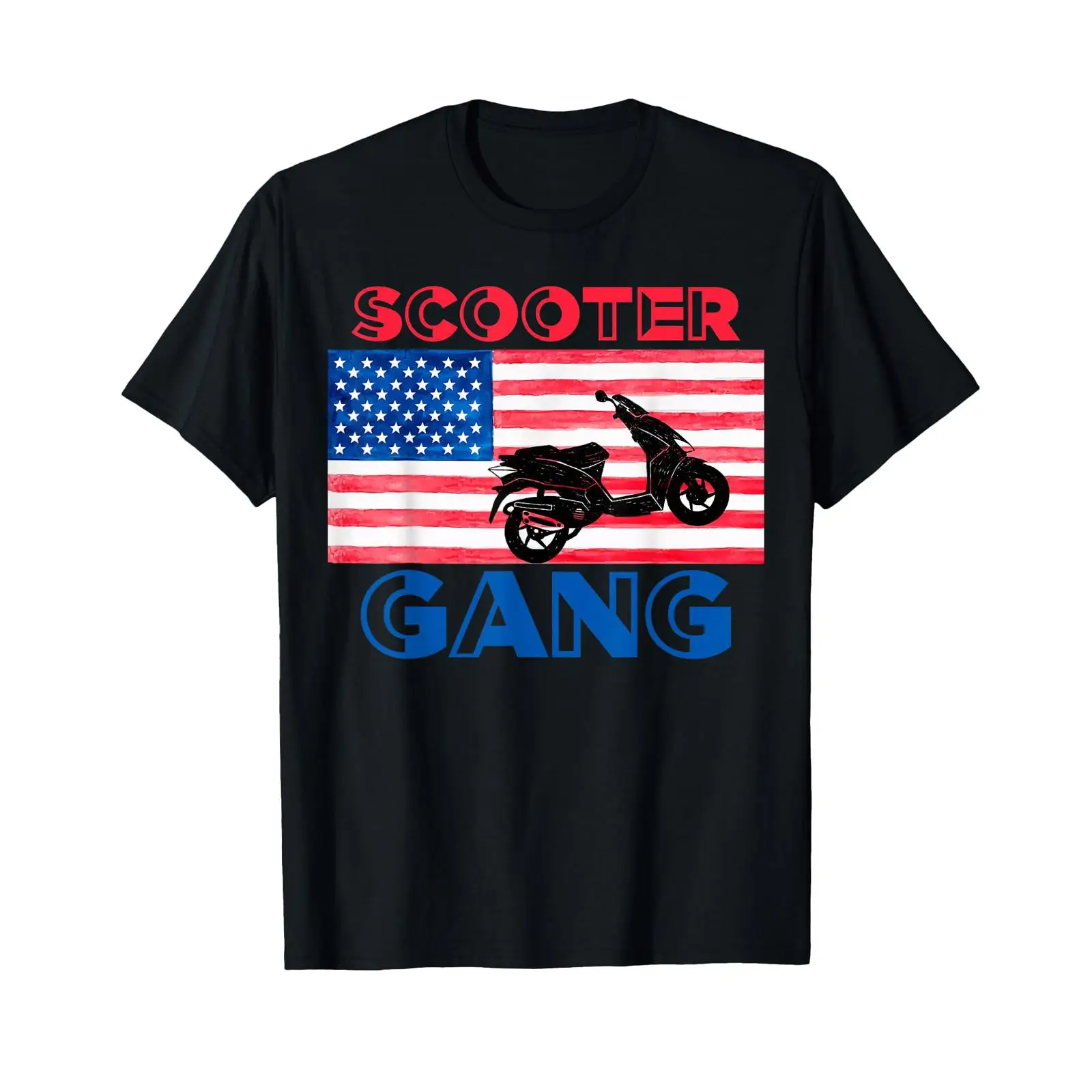 Motorcycle Gear Wash - Футболка Scooter Gang Moped с американским