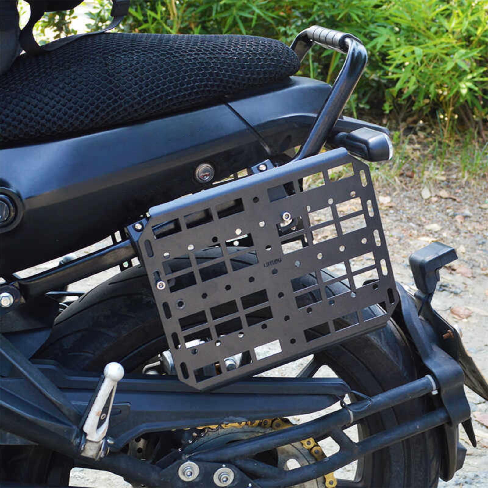 Motorcycle Gear Backpack - Боковая стальная сумка-кофр для мотоцикла 27x21.5см,