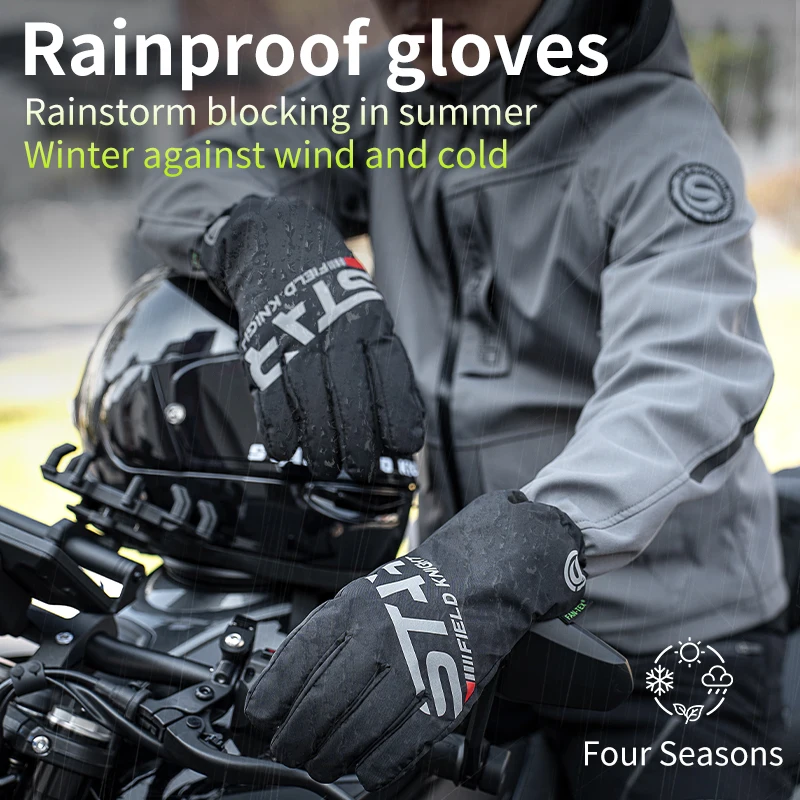 Xs Motorcycle Gear - Водонепроницаемые мотоперчатки для весны и лета,