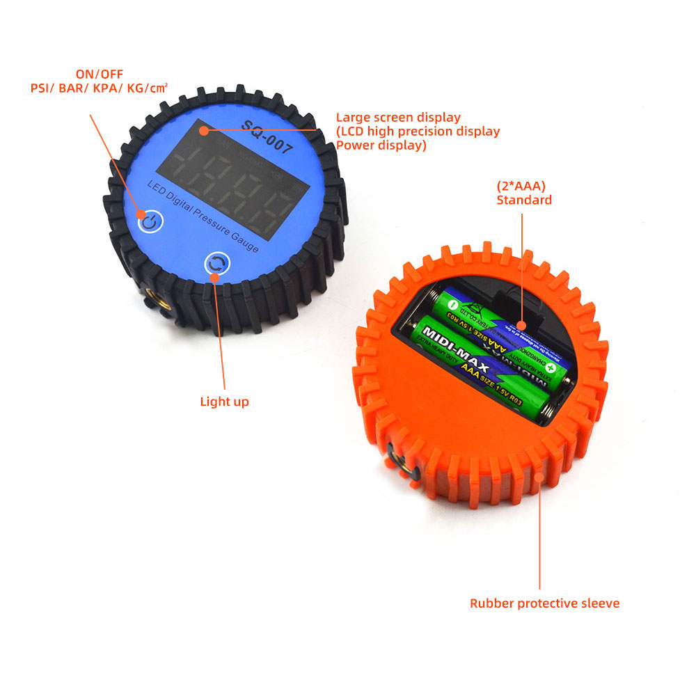 Автомобиль Мотоцикл 0-255 PSI  – обзор и цена Tyre Pressure Gauge