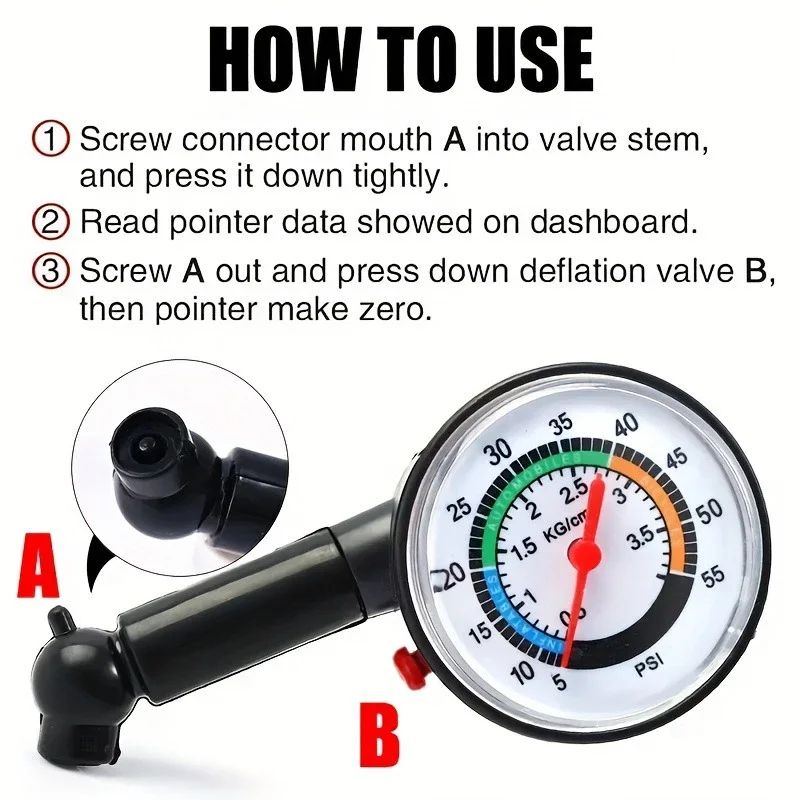 Манометр для автомобильных шин – обзор и цена Tyre Pressure Gauge