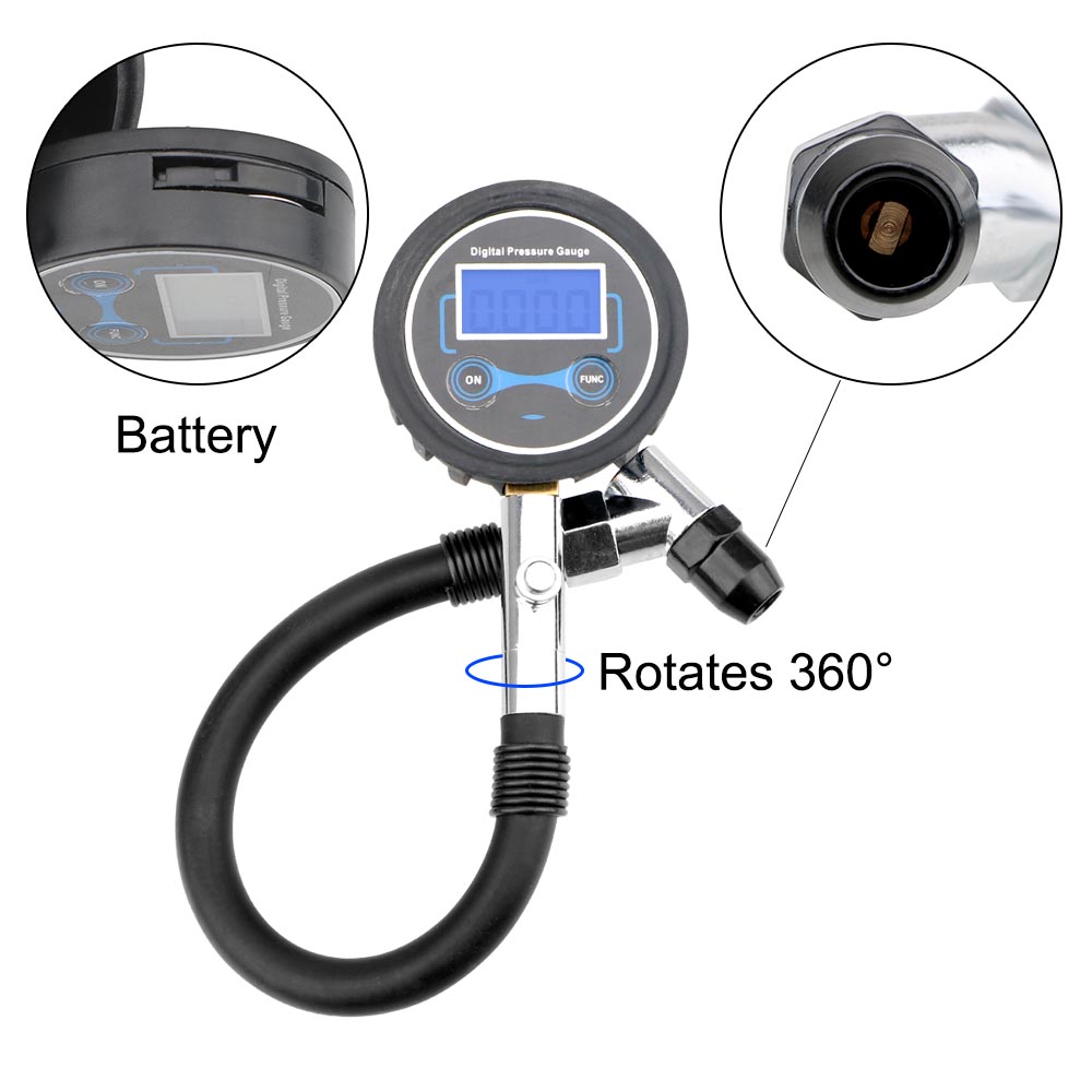 0-200Psi манометр для шин тест – обзор и цена Tyre Pressure Gauge