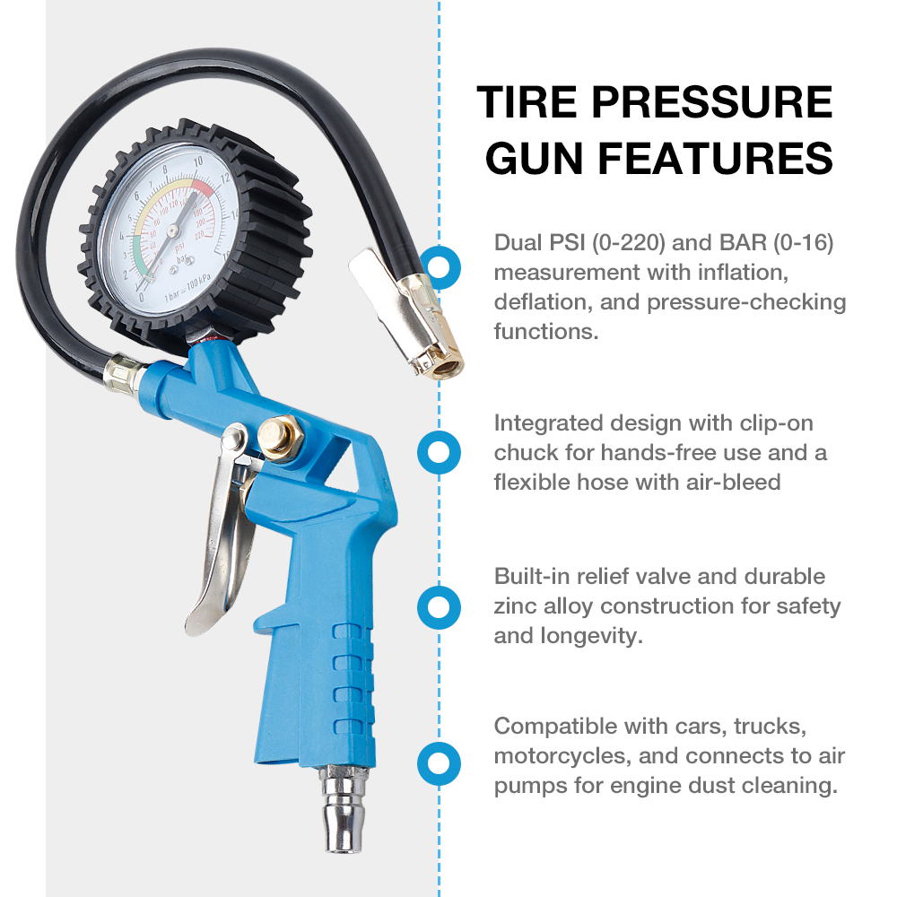Манометр для шин с интерфейсом – обзор и цена Tyre Pressure Gauge