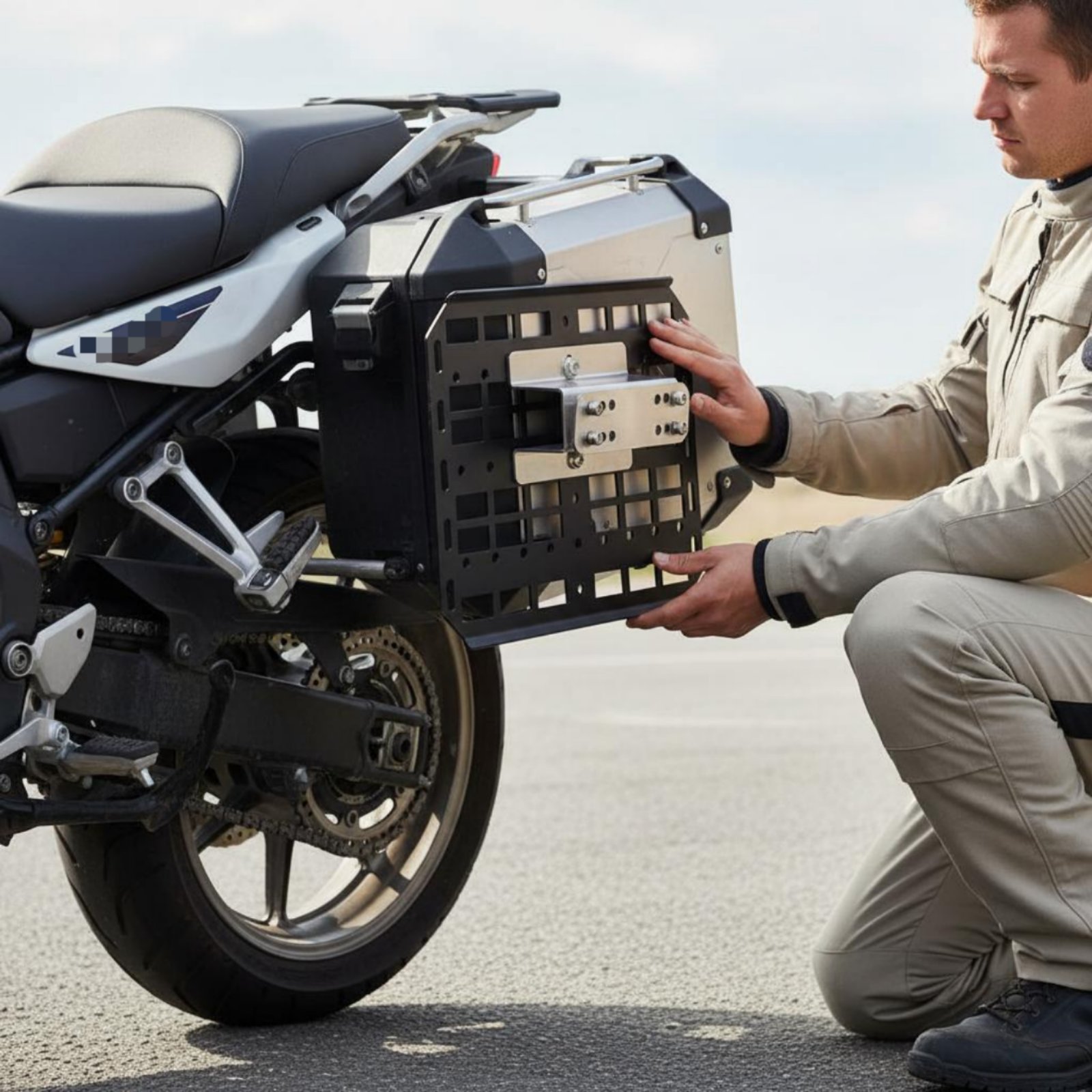 Боковая стальная сумка-кофр дл – обзор и цена Motorcycle Gear Backpack